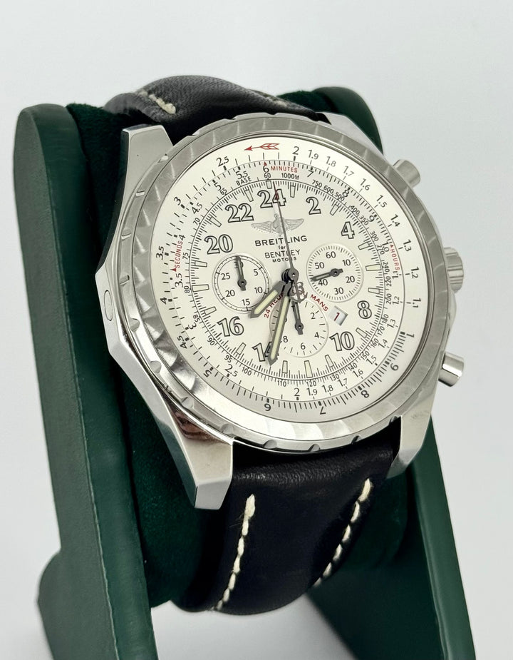 Breitling Bentley Le Mans FULL SET with LEather and Steel Straps !!!