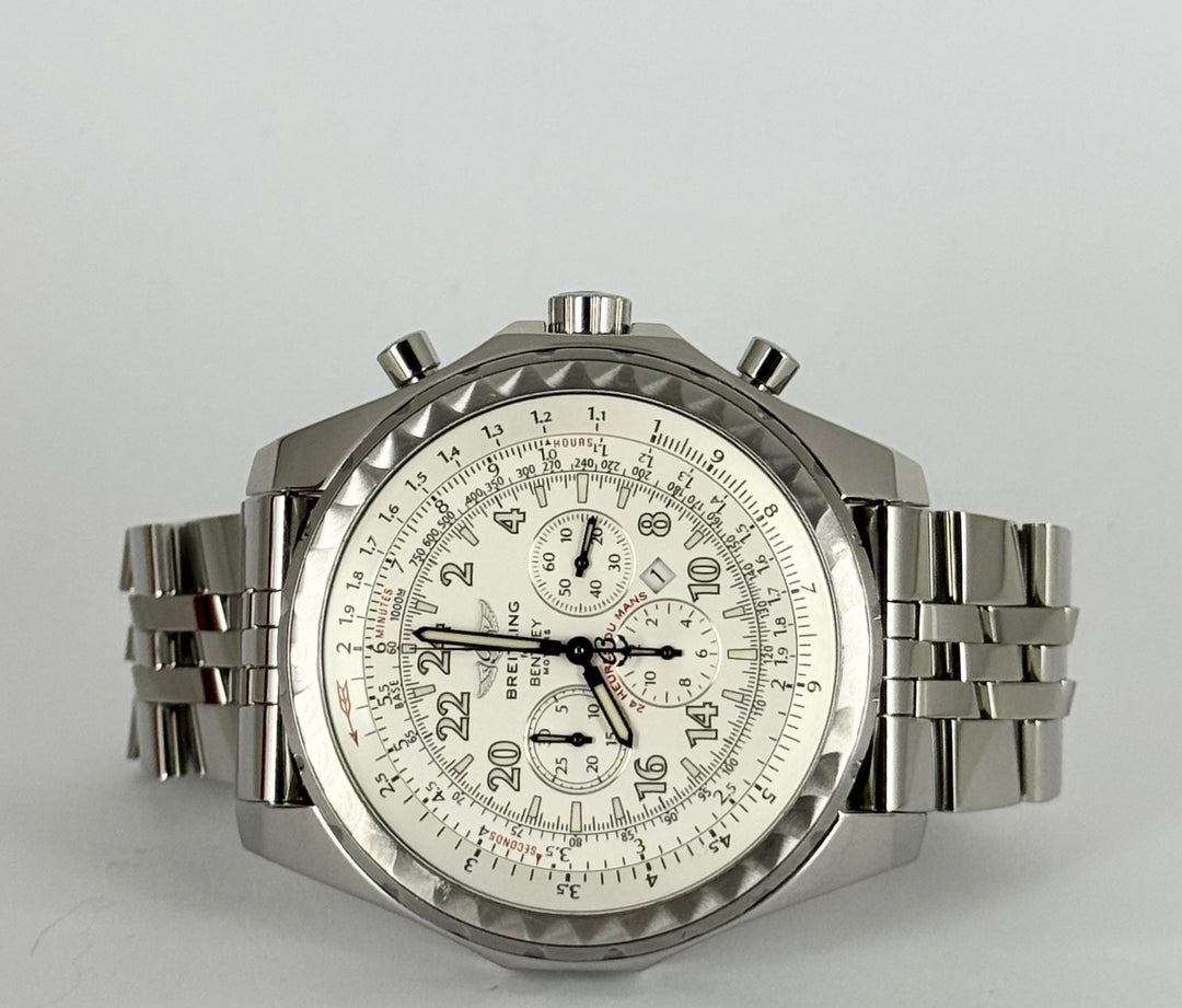 Breitling Bentley Le Mans FULL SET with LEather and Steel Straps !!!
