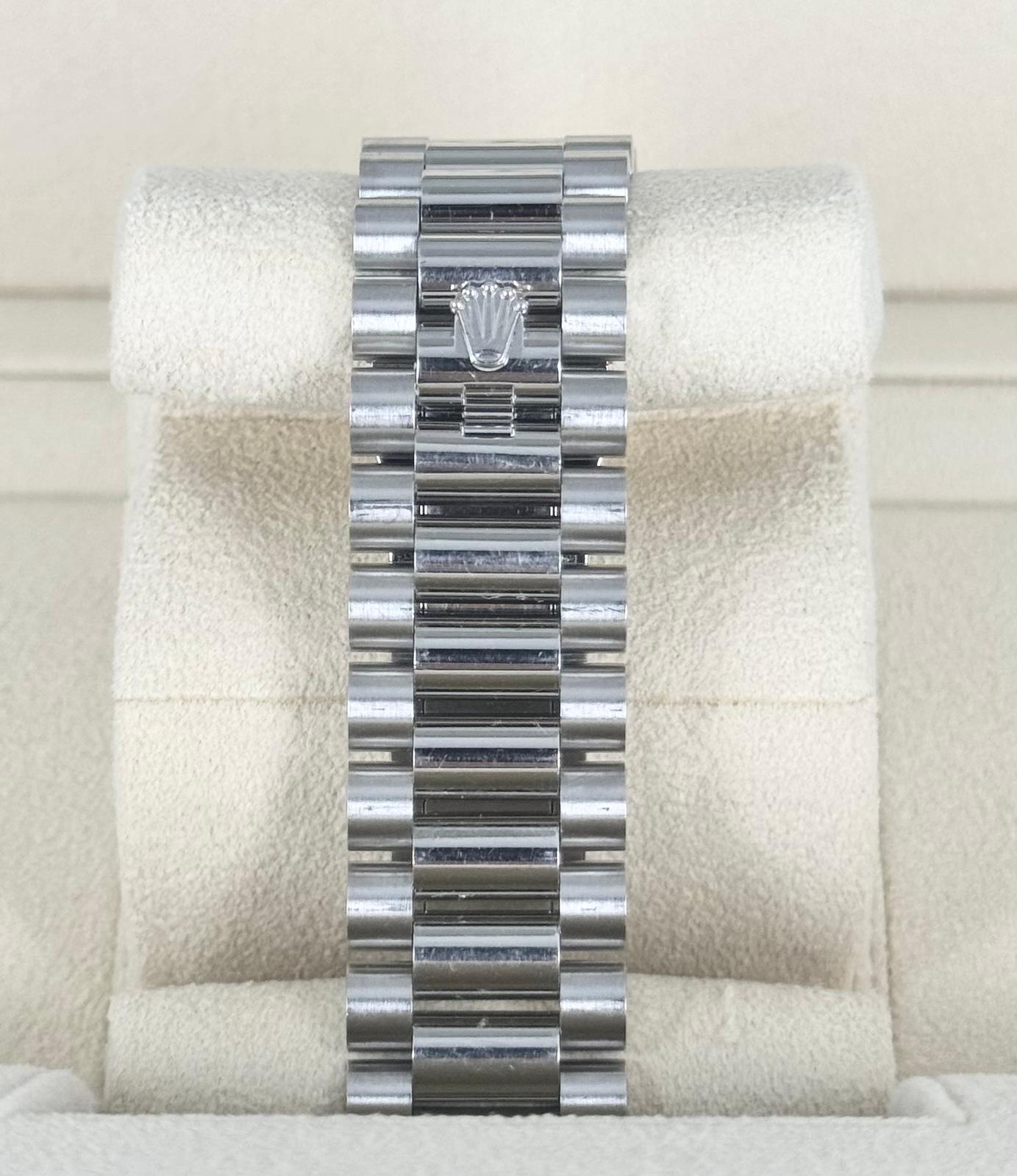 Rolex Day-Date 40 Platin beste Preise weltweit Platin 950 2016 EU-Set Komplettset unpoliert !!