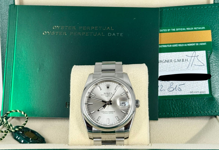 Rolex Oyster Perpetual Date Full Set like New 2015
