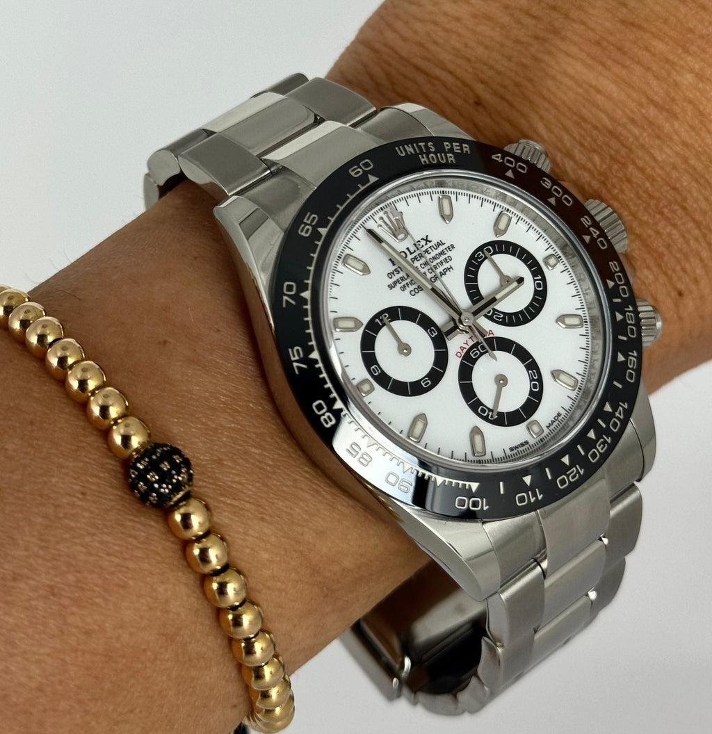 Rolex Daytona Panda 2020 Wie neu Box und Papiere Unpoliert