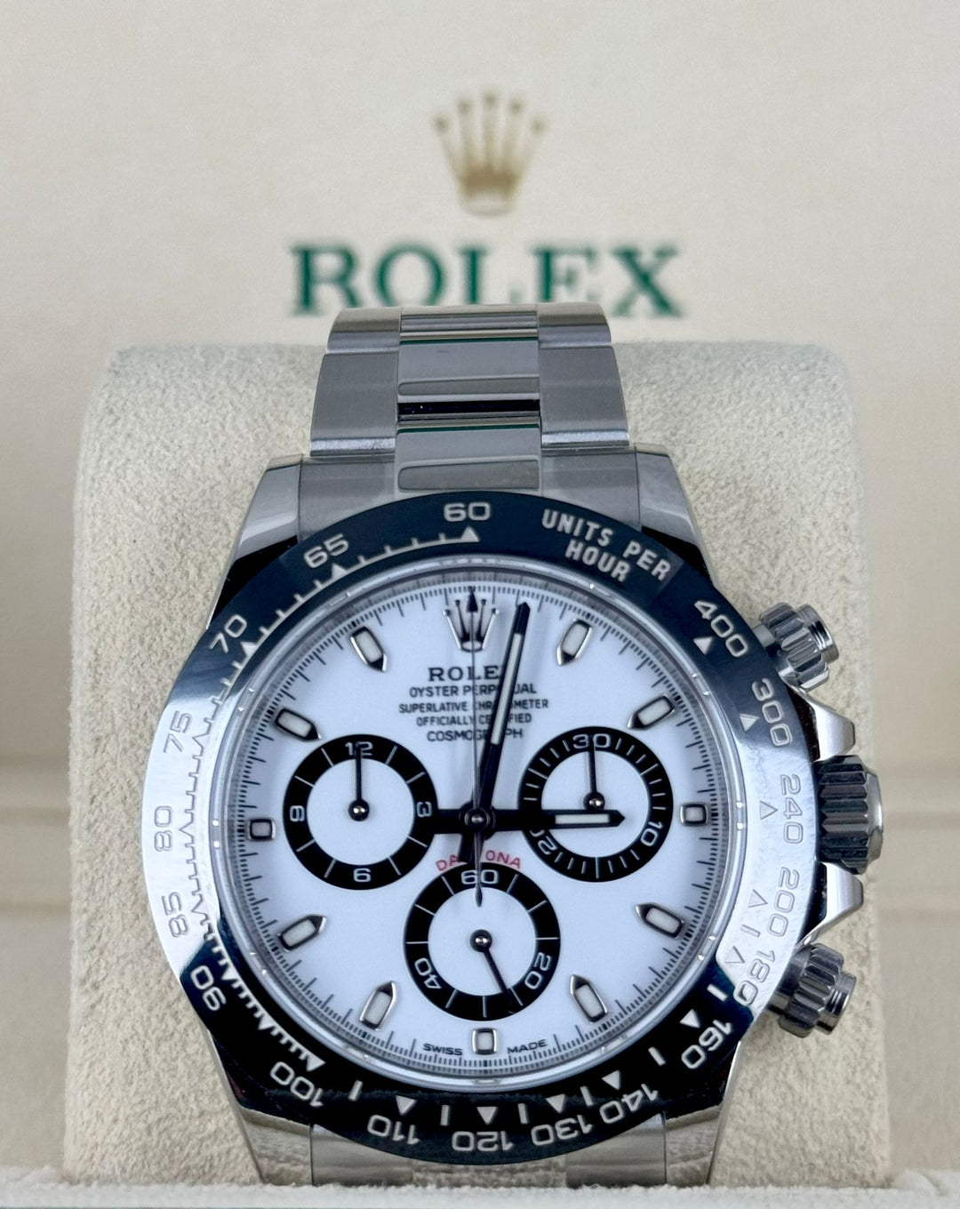 Rolex Daytona Panda 2020 Like New Box and Papers UNPOLISHED