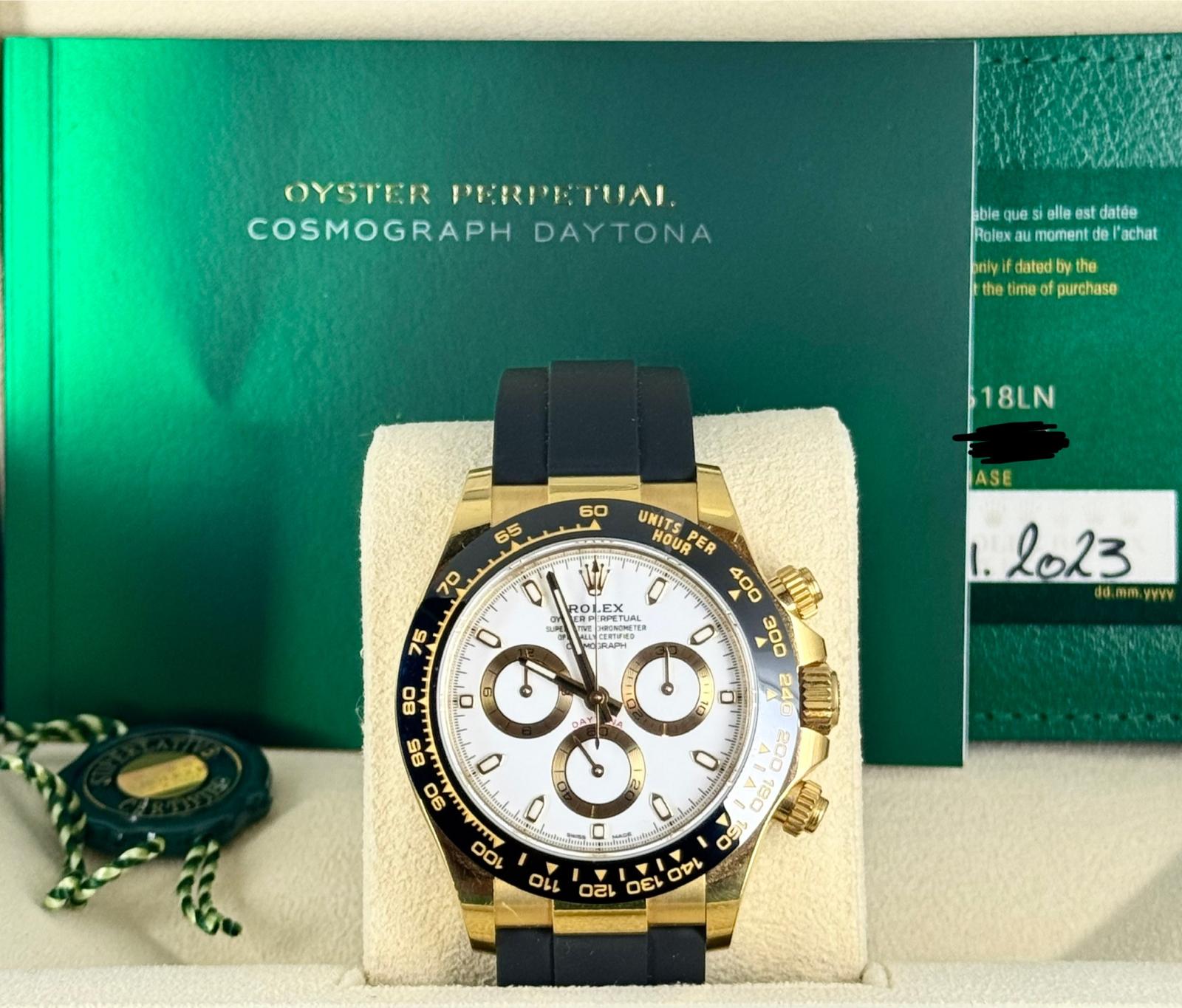 Rolex Daytona 18K Gelbgold Komplettset