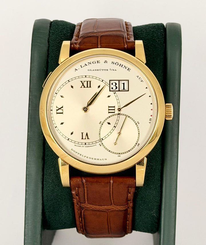A. Lange & Söhne Grand Lange 1 Grosse Lange Full Set After Service 18k Gold 40.9 mm
