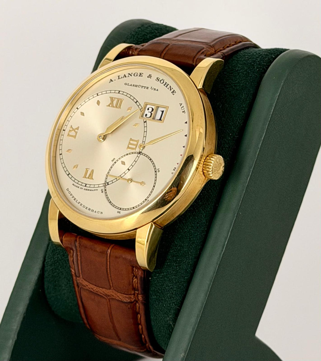 A. Lange & Söhne Grand Lange 1 Grosse Lange Full Set After Service 18k Gold 40.9 mm