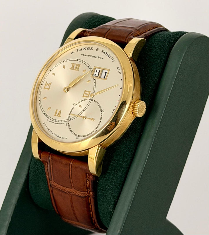 A. Lange & Söhne Grand Lange 1 Grosse Lange Full Set After Service 18k Gold 40.9 mm