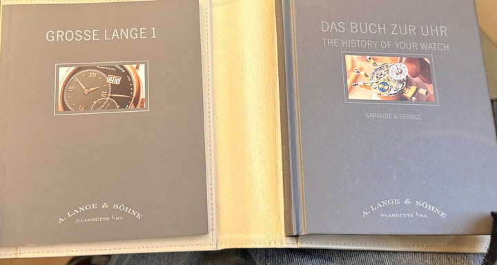 A. Lange & Söhne Grand Lange 1 Grosse Lange Full Set After Service 18k Gold 40.9 mm