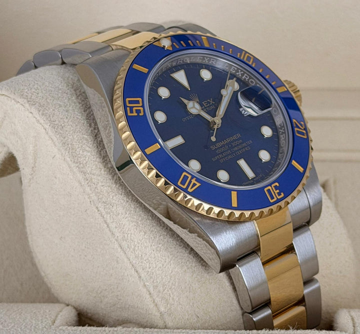 Rolex Submariner Date Bluesy 2018 EU papers Box and Papers Like New