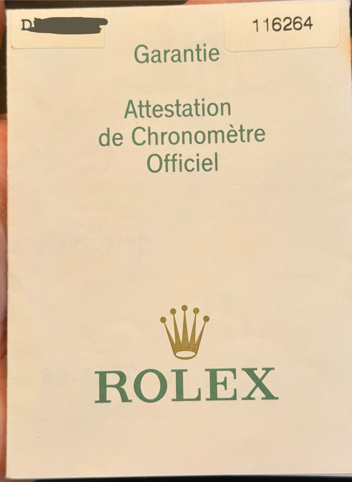 Rolex Datejust Turn-O-Graph Turn-O-Graph Blue Dial Jubille Full Set 2008