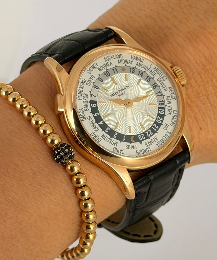 Patek Philippe World Time 5110 18k Box and Papers Long Deployment PP Buckle