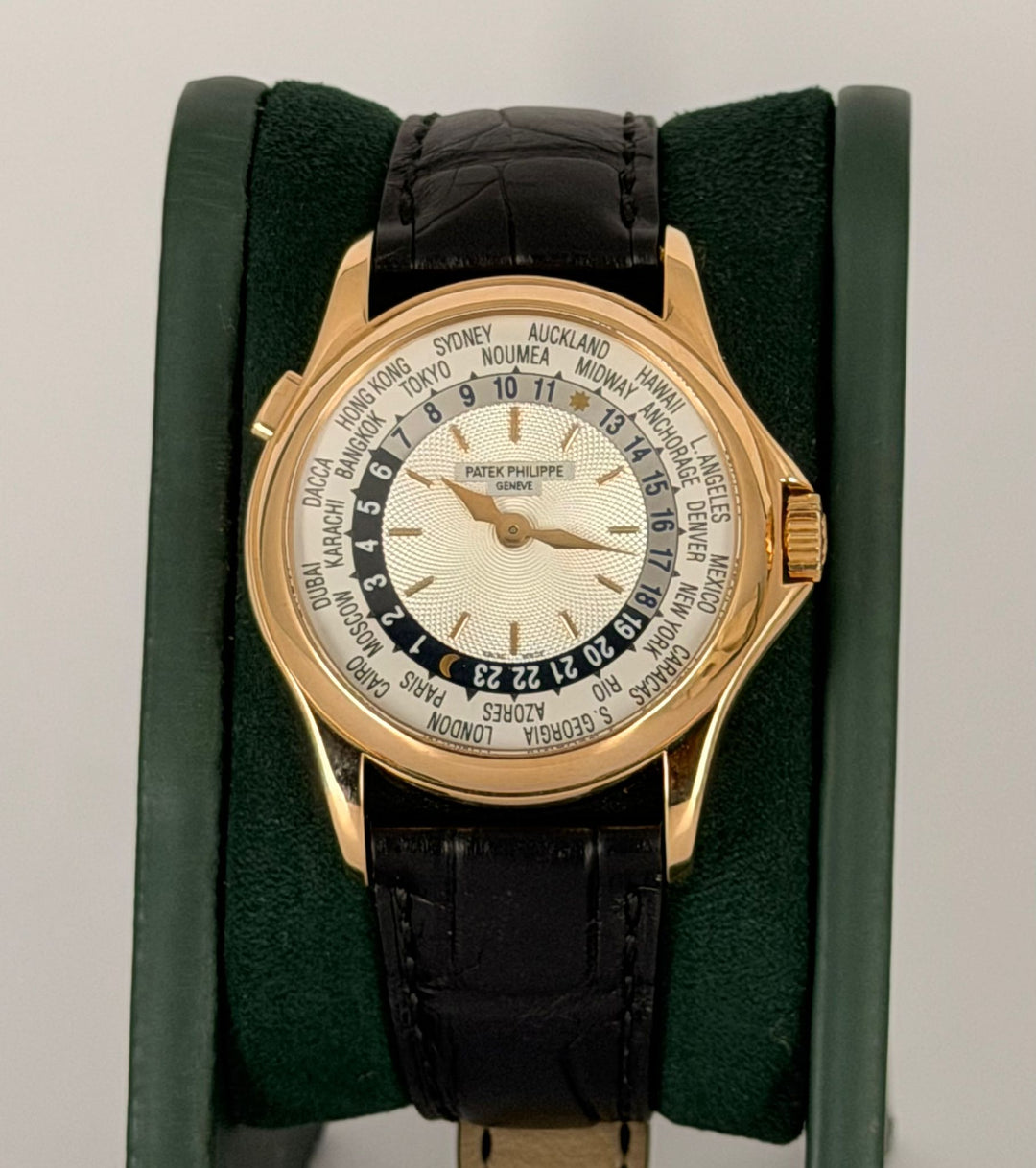 Patek Philippe World Time 5110 18k Box and Papers Long Deployment PP Buckle