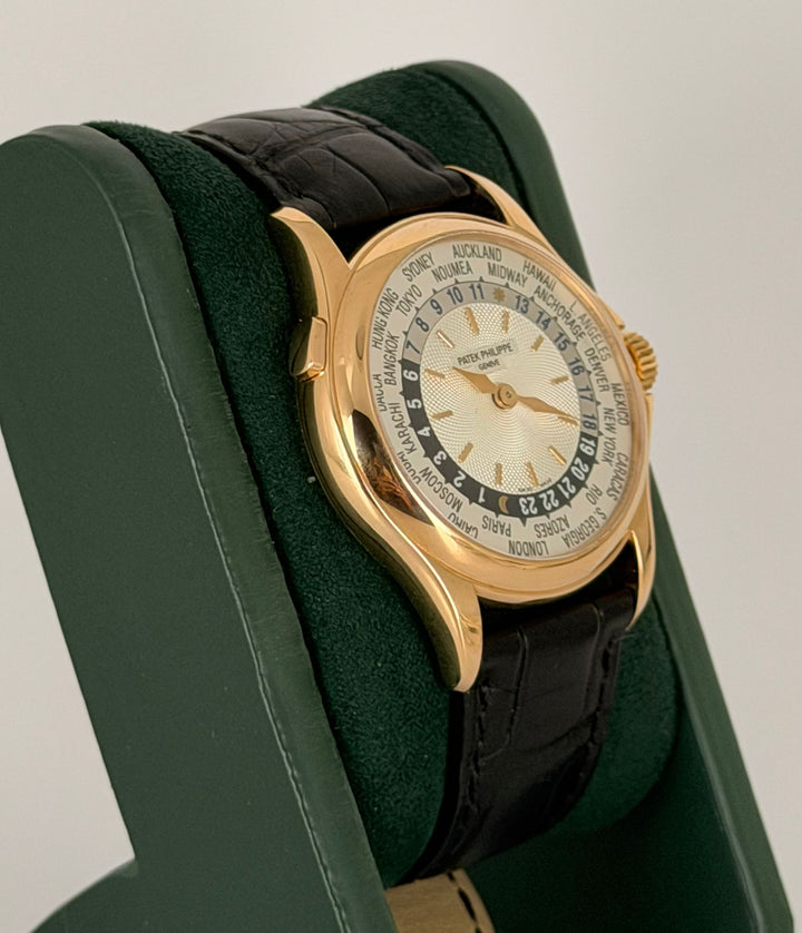 Patek Philippe World Time 5110 18k Box and Papers Long Deployment PP Buckle