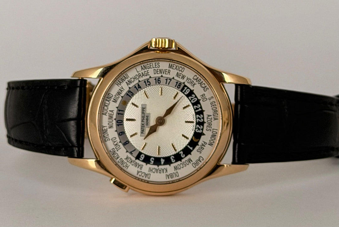 Patek Philippe World Time 5110 18k Box and Papers Long Deployment PP Buckle
