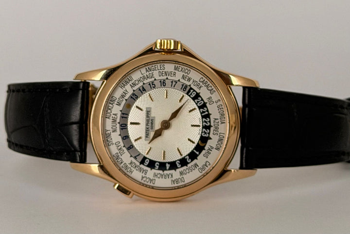 Patek Philippe World Time 5110 18k Box and Papers Long Deployment PP Buckle