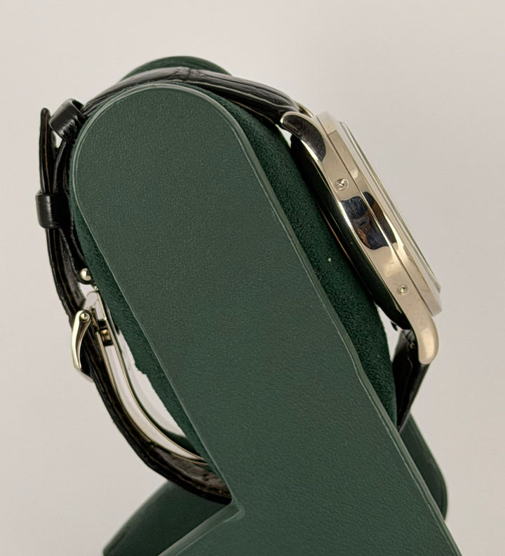 Patek Philippe Annual Calendar Box and Papers 2008 18k White Gold Blue indicators