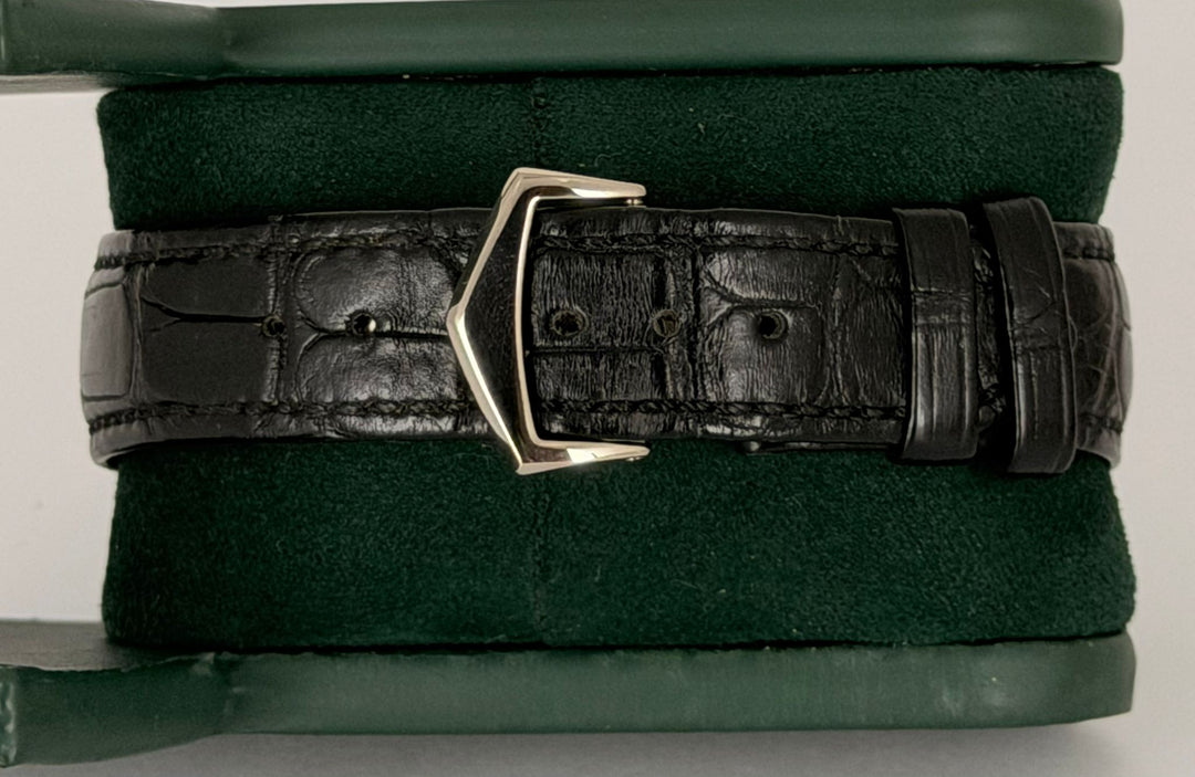 Patek Philippe Annual Calendar Box and Papers 2008 18k White Gold Blue indicators