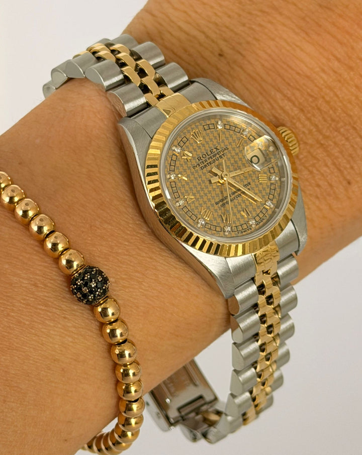 Rolex Lady-Datejust Full Set Like New Speical Diamonds Dial