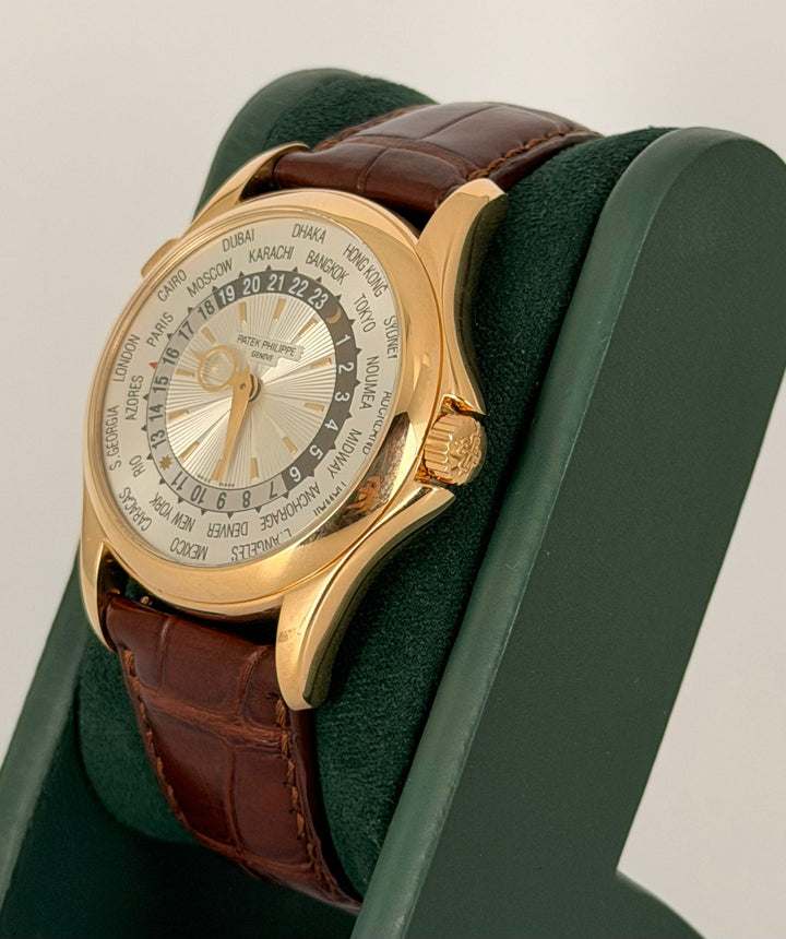 Patek Philippe World Time Rose Gold 18k Box and Papers 2008