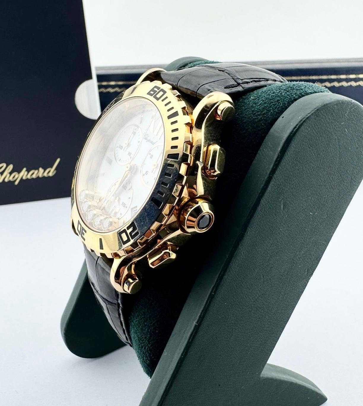 Chopard Happy Sport Chrono Diamonds Automatik 40 Happy mit Box und Papieren