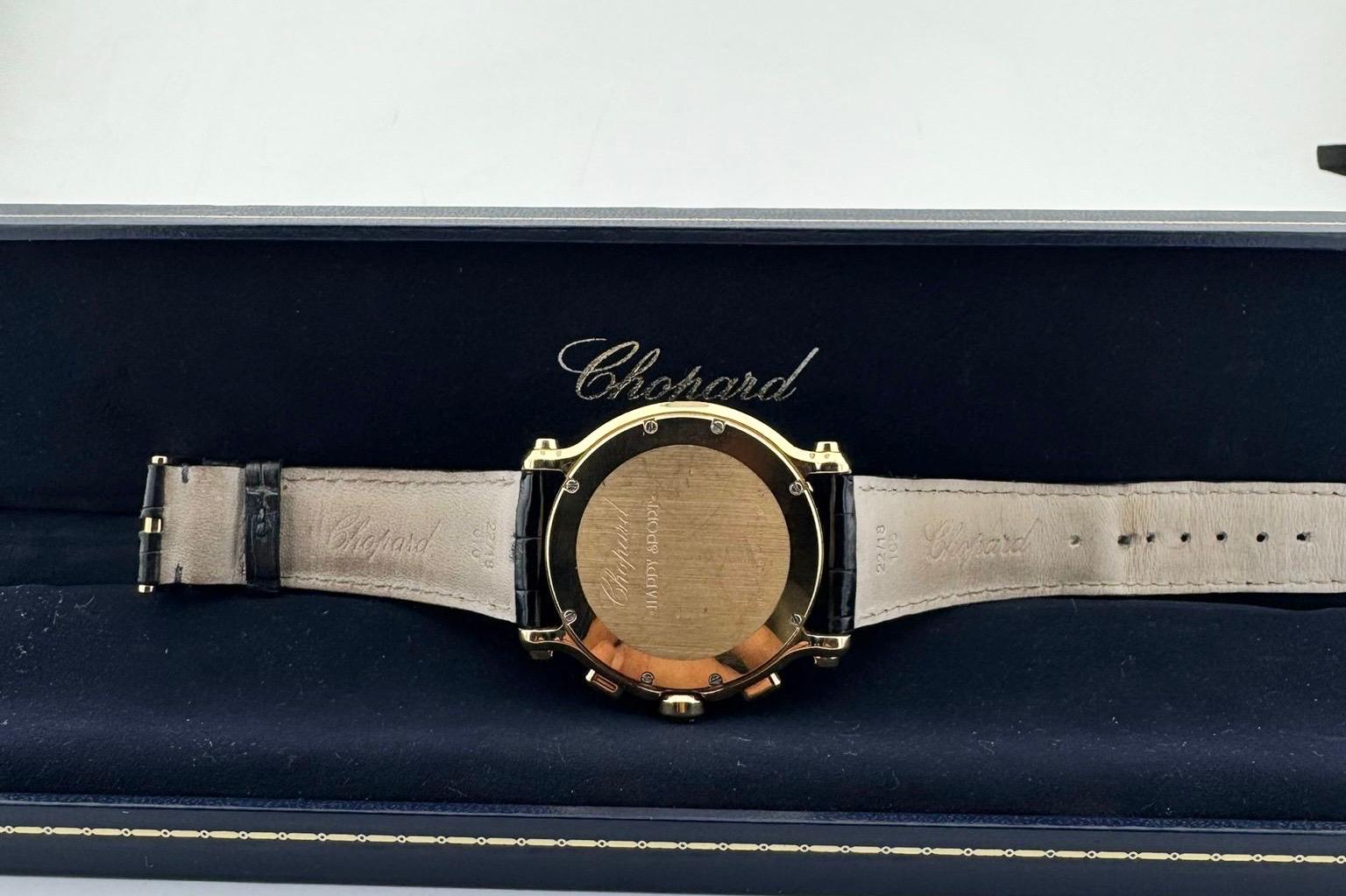 Chopard Happy Sport Chrono Diamonds Automatik 40 Happy mit Box und Papieren
