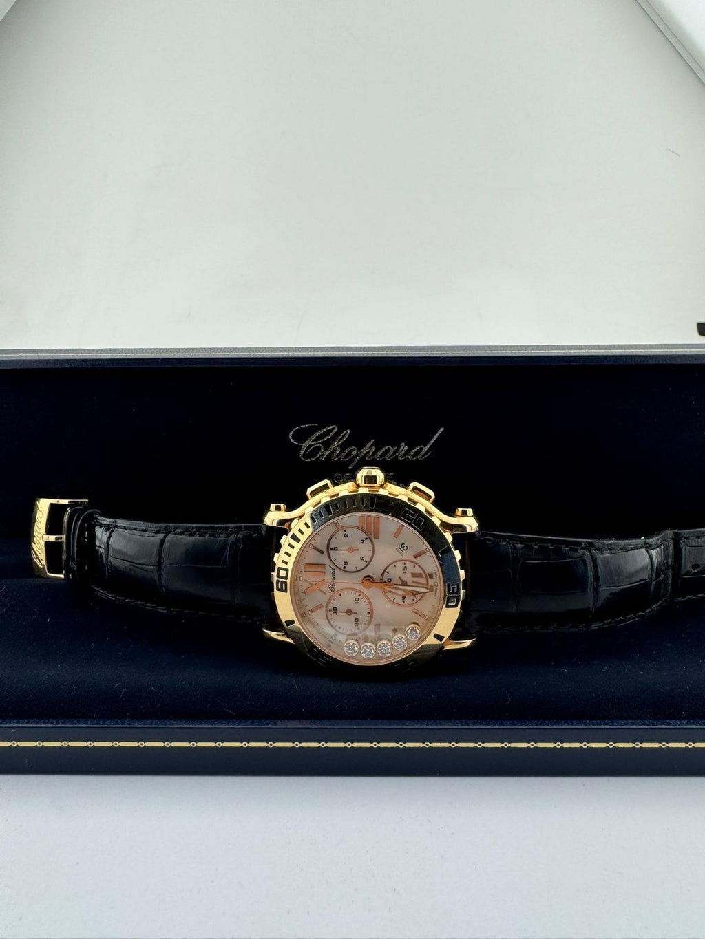 Chopard Happy Sport Chrono Diamonds Automatik 40 Happy mit Box und Papieren