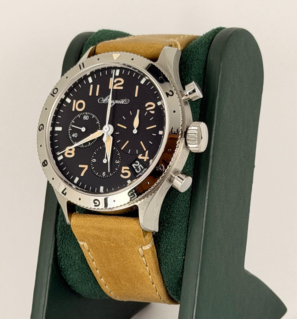 Breguet Type XX - XXI - XXII Chronograph Automatik 42 mm, Full Set, neu und ungetragen!