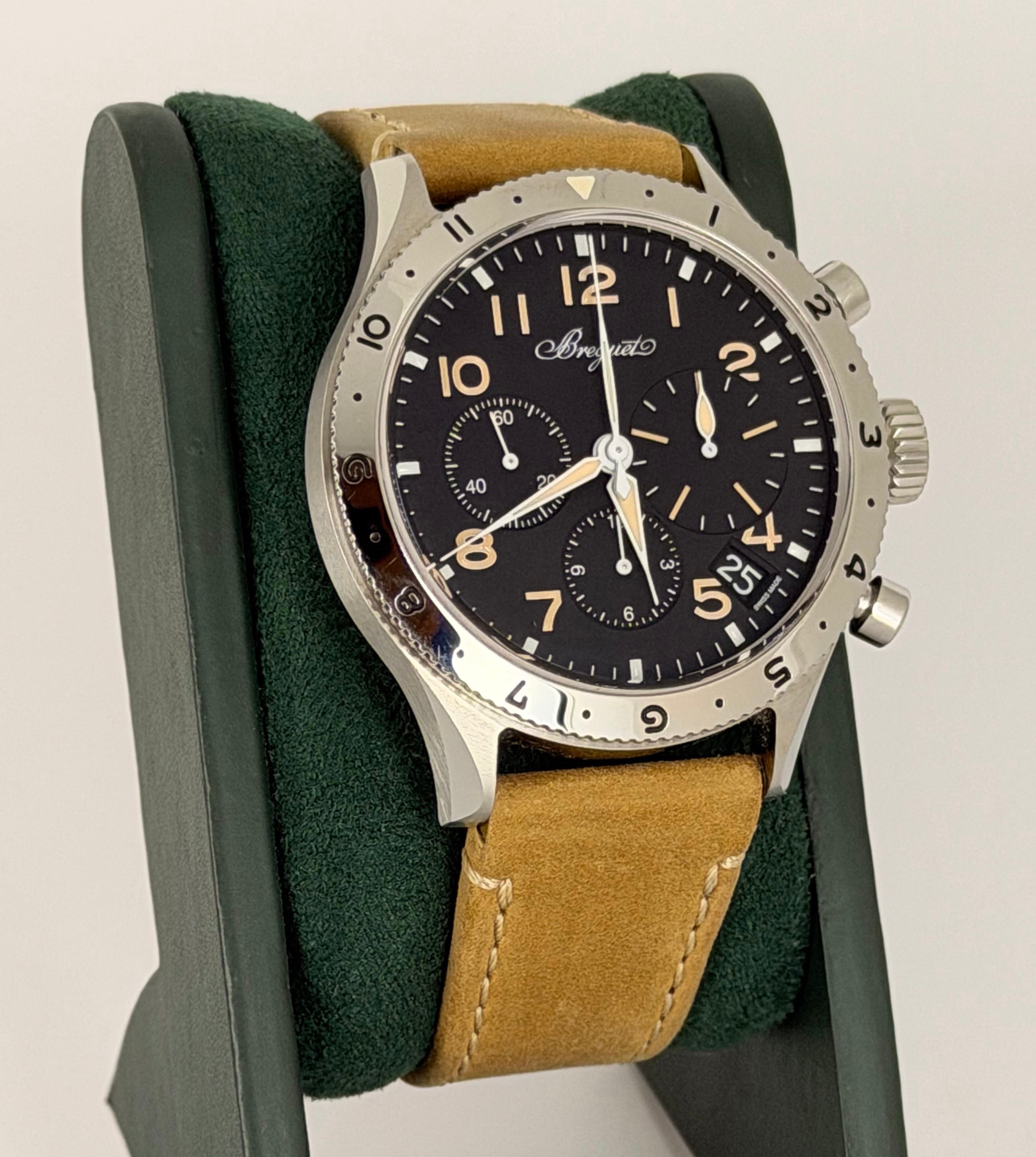 Breguet Type XX - XXI - XXII Chronograph Automatik 42 mm, Full Set, neu und ungetragen!