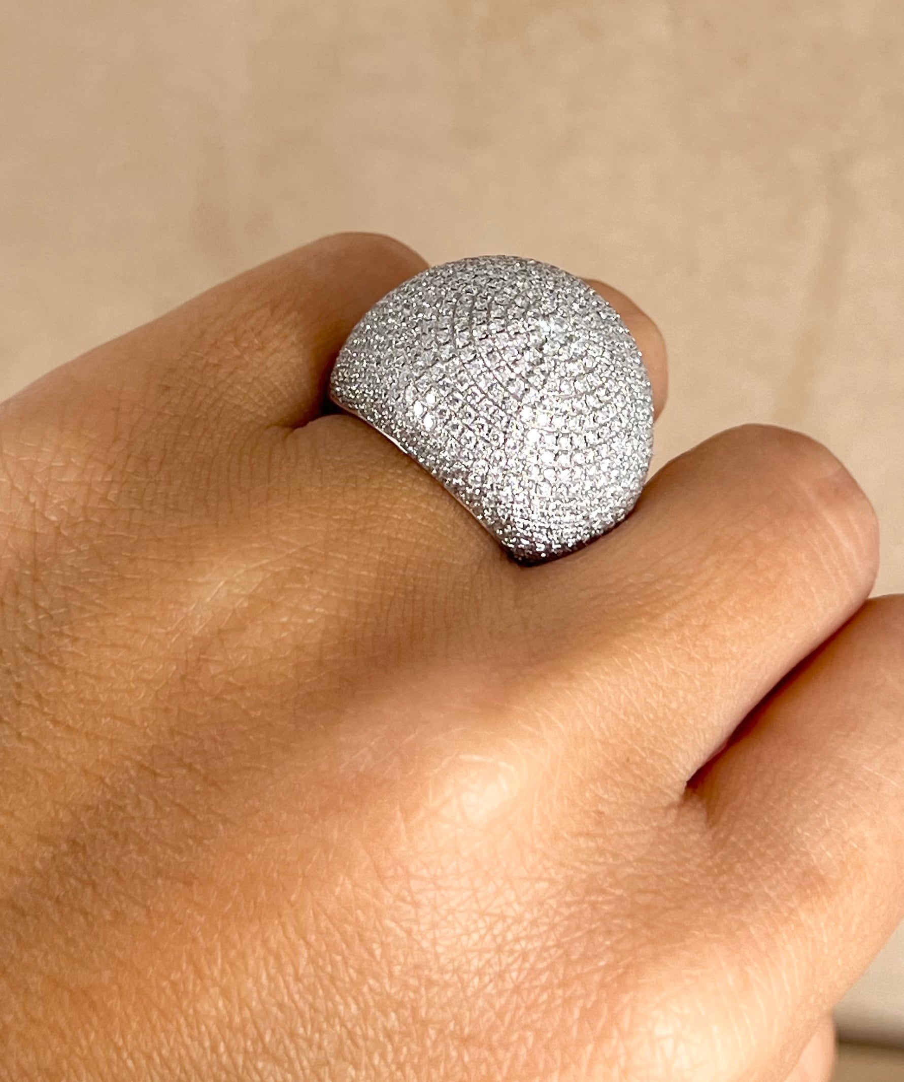 Pavé-Diamantring