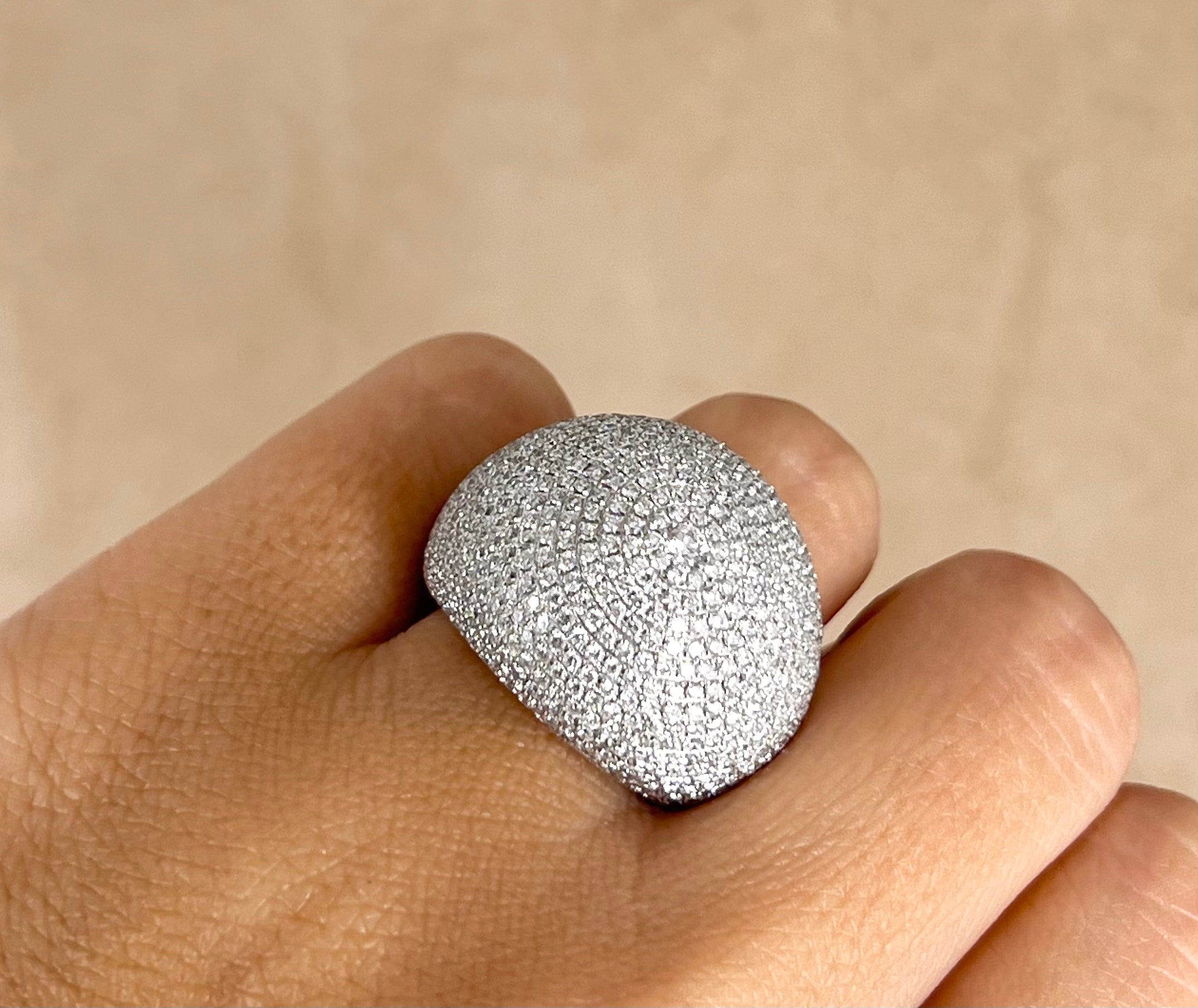 Pavé-Diamantring