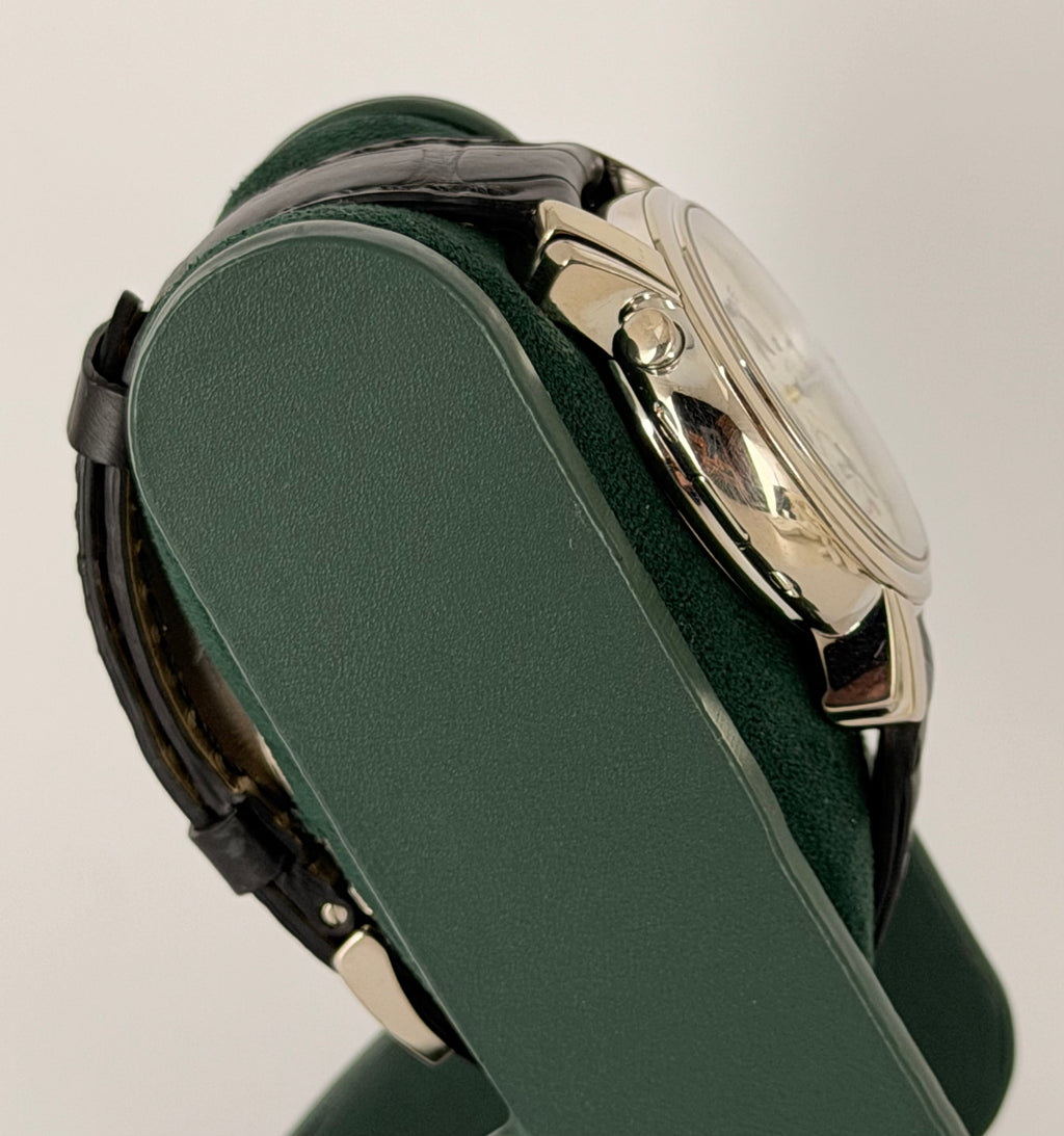 Vacheron Constantin Malte Dual Time Regulator Vollset Sammlerstück 18 Karat Weißgold