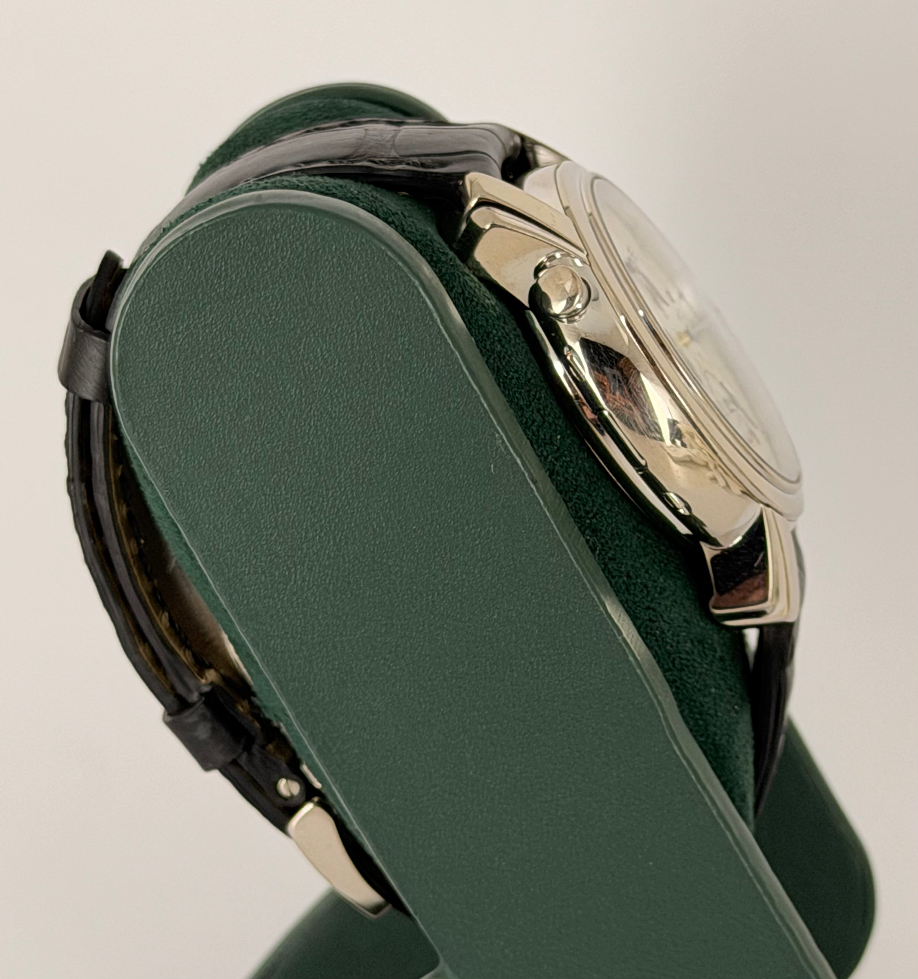 Vacheron Constantin Malte Dual Time Regulator Vollset Sammlerstück 18 Karat Weißgold