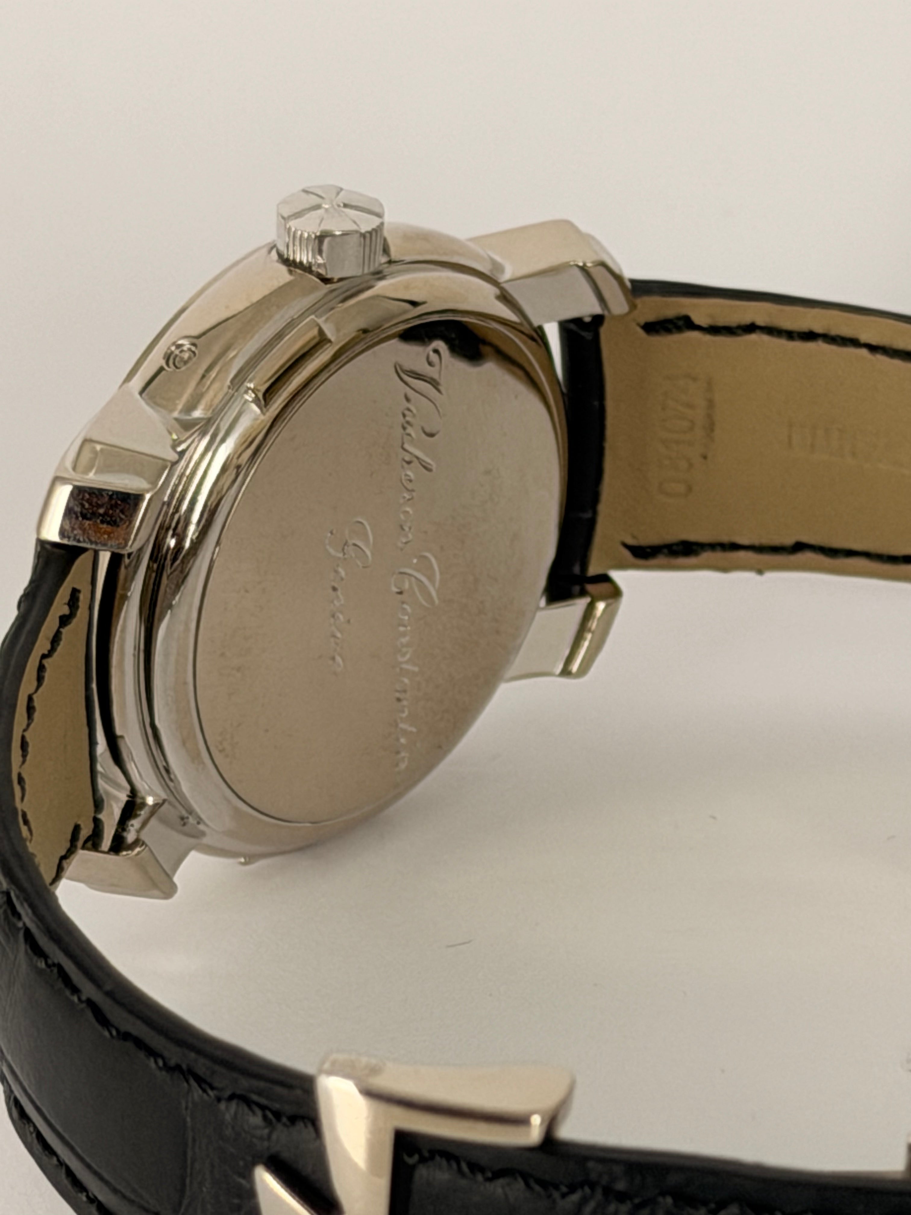 Vacheron Constantin Malte Dual Time Regulator Vollset Sammlerstück 18 Karat Weißgold