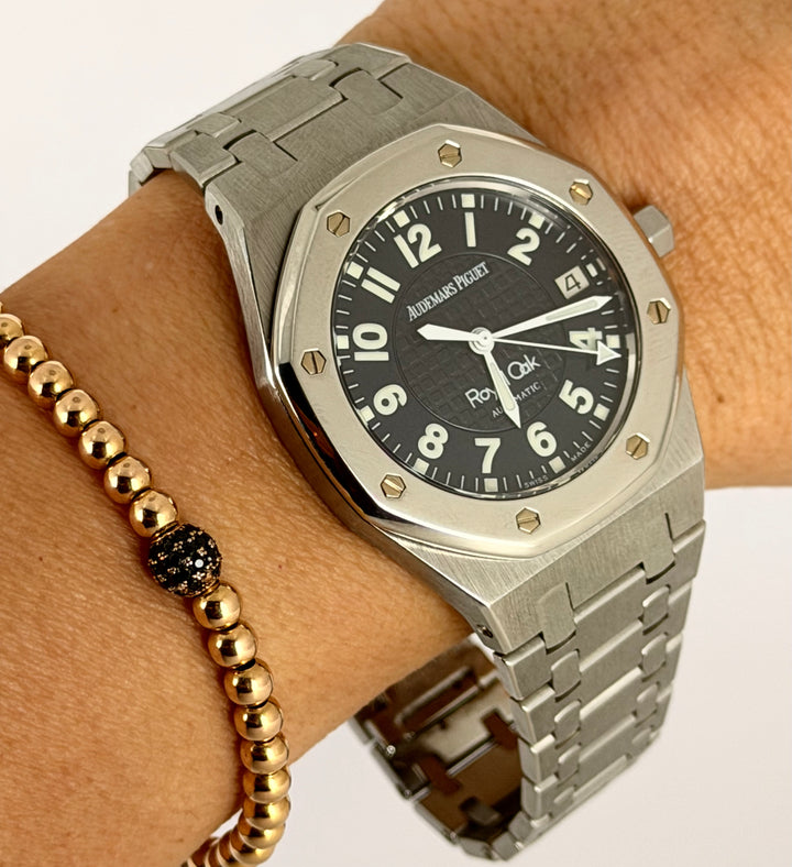 Audemars Piguet Royal Oak Nick Faldo Full Set Platinum Bezel Special Edition Nikc Faldo 36 mm