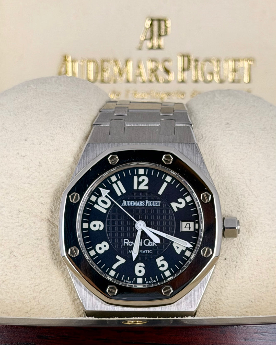 Audemars Piguet Royal Oak Nick Faldo Full Set Platinum Bezel Special Edition Nikc Faldo 36 mm