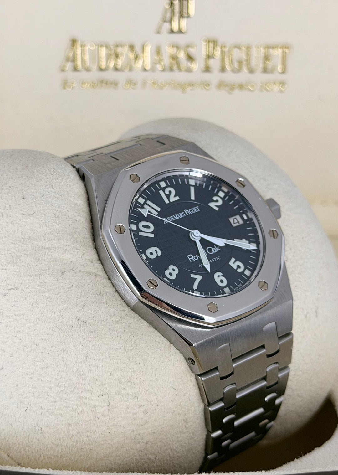 Audemars Piguet Royal Oak Nick Faldo Full Set Platinum Bezel Special Edition Nikc Faldo 36 mm