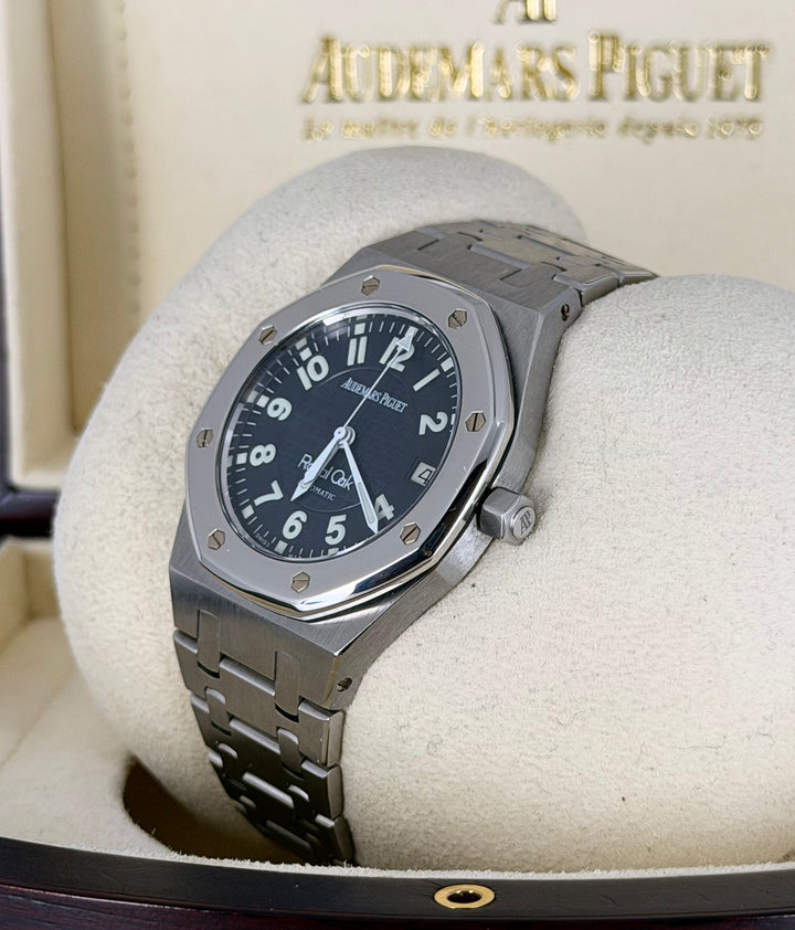 Audemars Piguet Royal Oak Nick Faldo Full Set Platinum Bezel Special Edition Nikc Faldo 36 mm