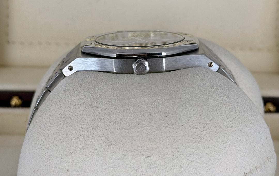 Audemars Piguet Royal Oak Nick Faldo Full Set Platinum Bezel Special Edition Nikc Faldo 36 mm