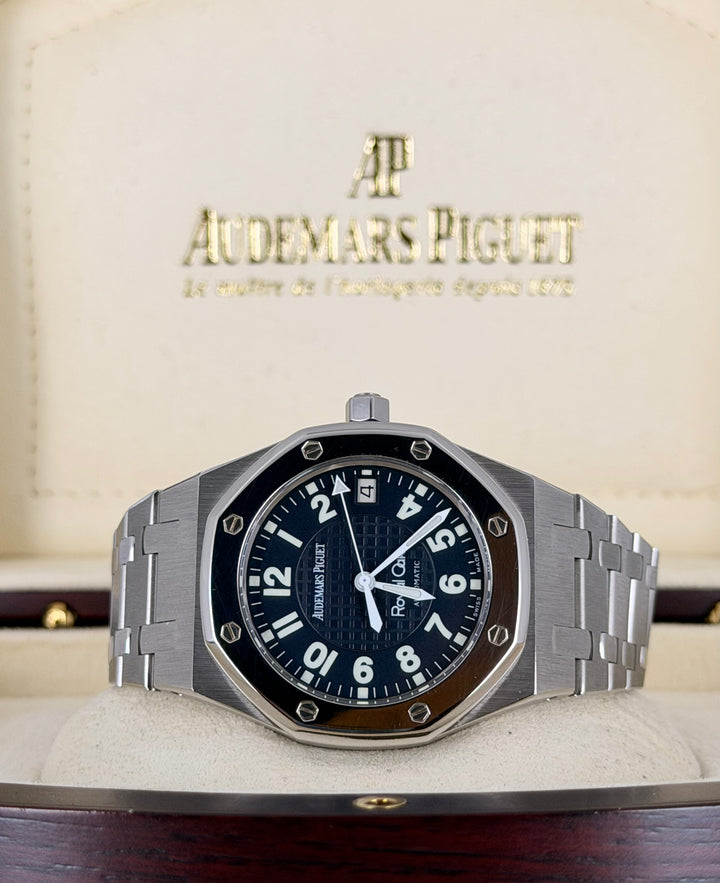 Audemars Piguet Royal Oak Nick Faldo Full Set Platinum Bezel Special Edition Nikc Faldo 36 mm