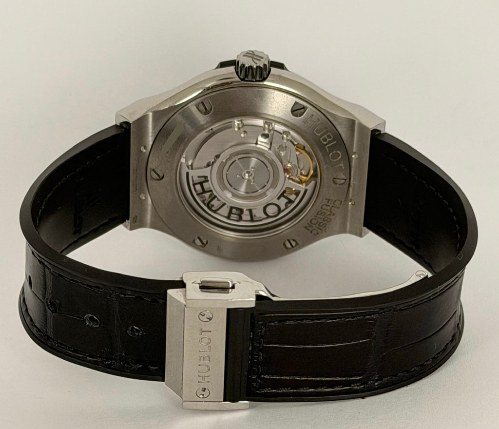 Hublot Classic Fusion Werksdiamanten, 99 % neuwertiger Zustand