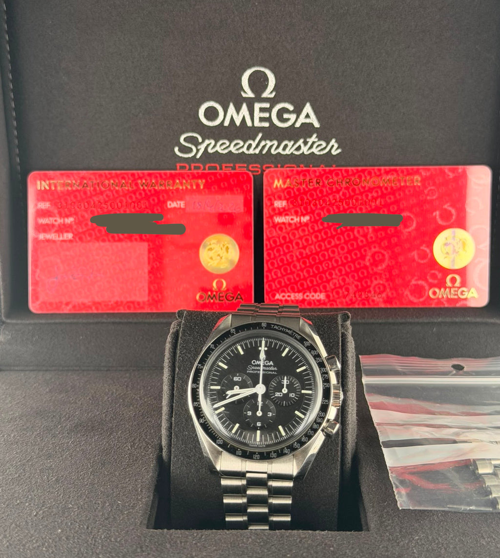 Omega Speedmaster Professional Moonwatch, Komplettset, neuwertig, 2026