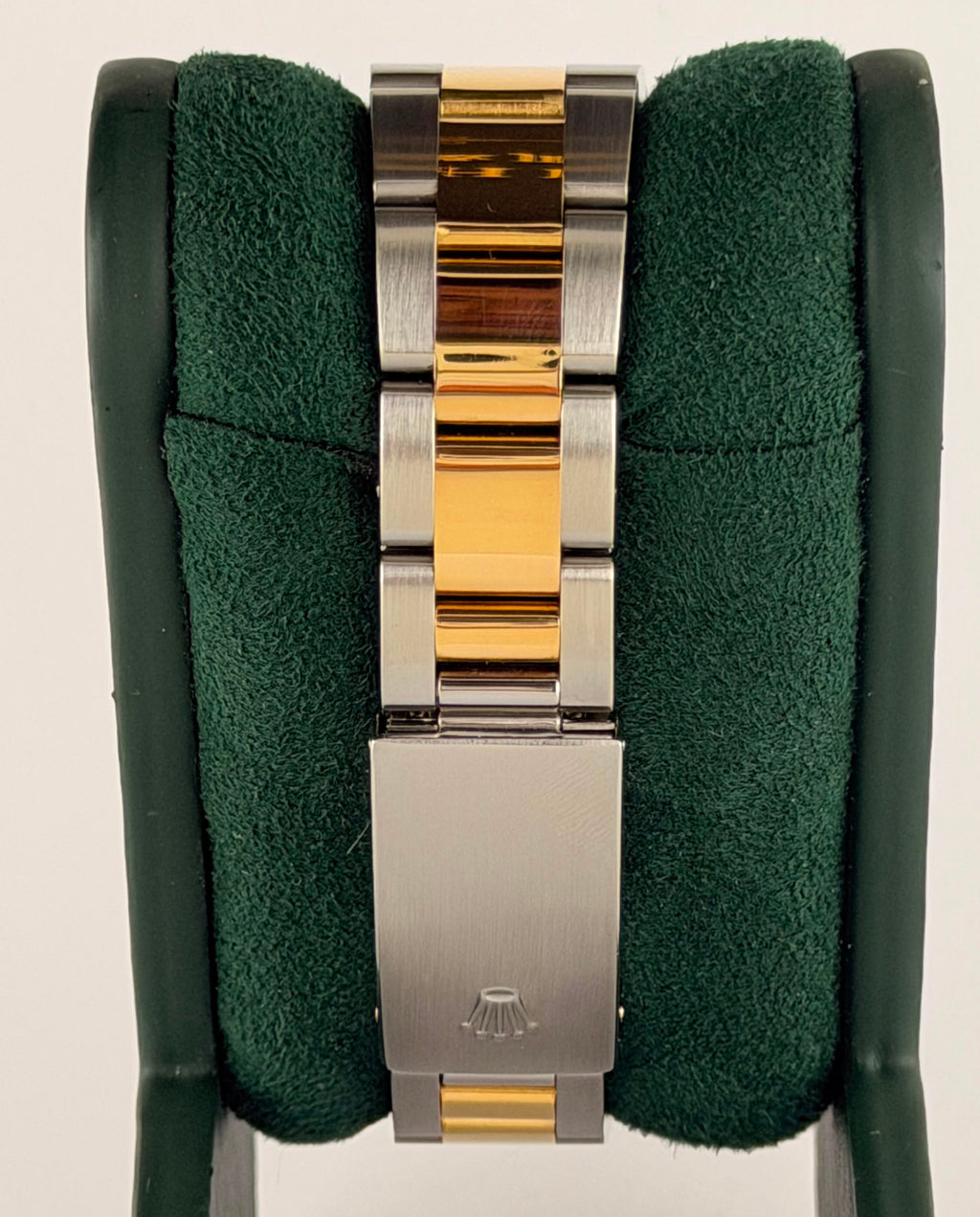 Rolex Oyster Perpetual, Stahl und 18 Karat Gold, Komplettset, 2005, nach Service