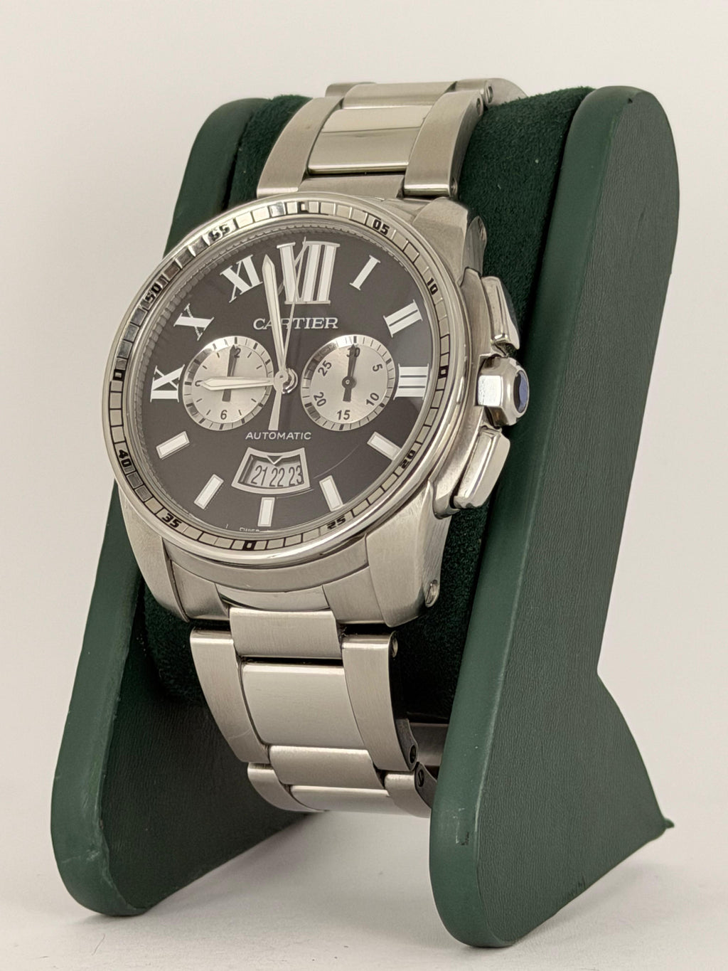 Cartier Calibre de Cartier Chronograph Mit Box und Papieren Wie Neu