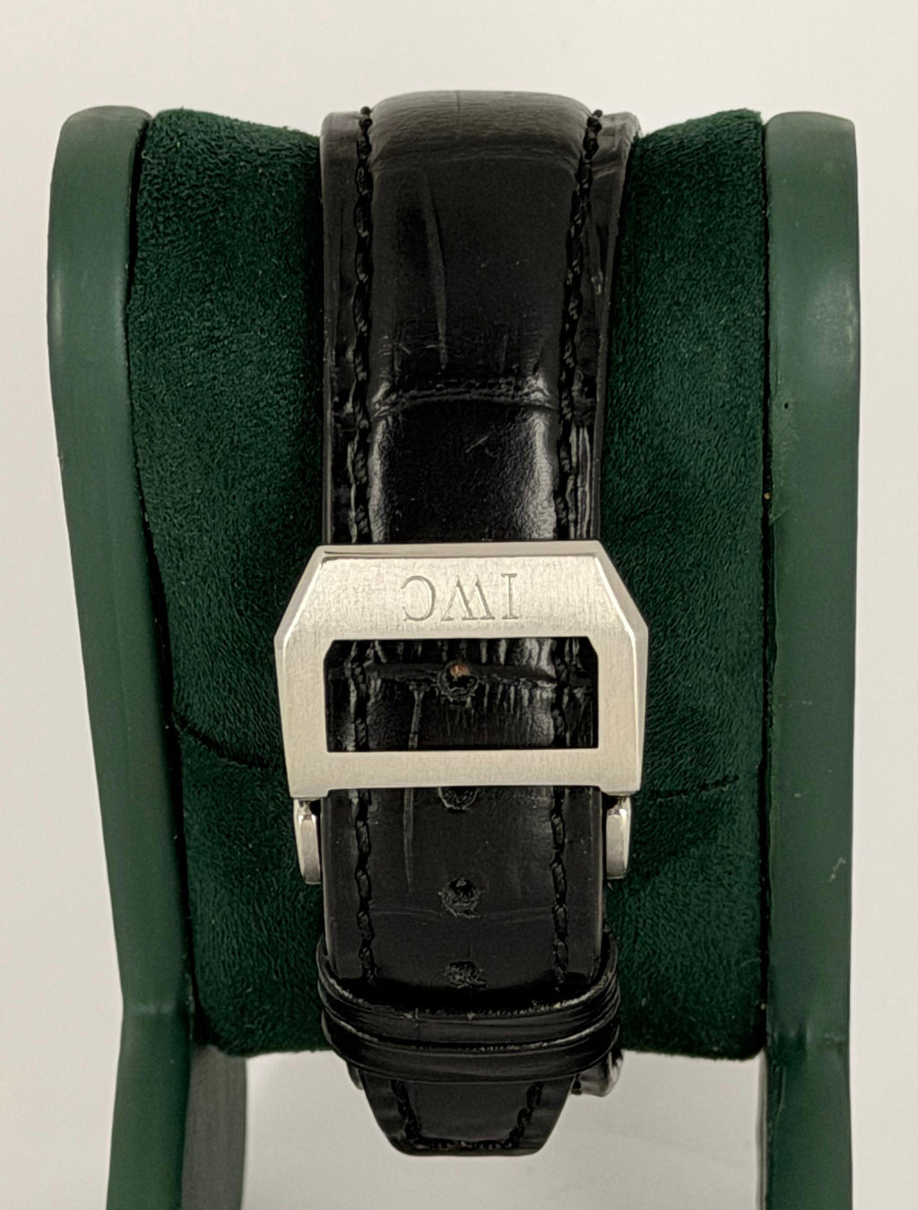 IWC Portuguese Automatic iw5001 7 Tagen Power REserve Scharzes Zifferblat mit Karte