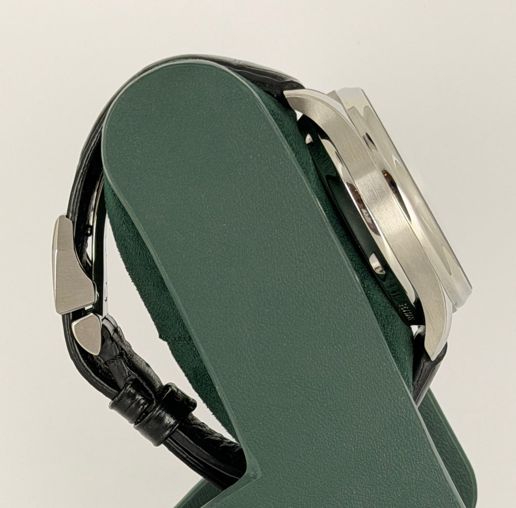IWC Portuguese Automatic iw5001 7 Tagen Power REserve Scharzes Zifferblat mit Karte