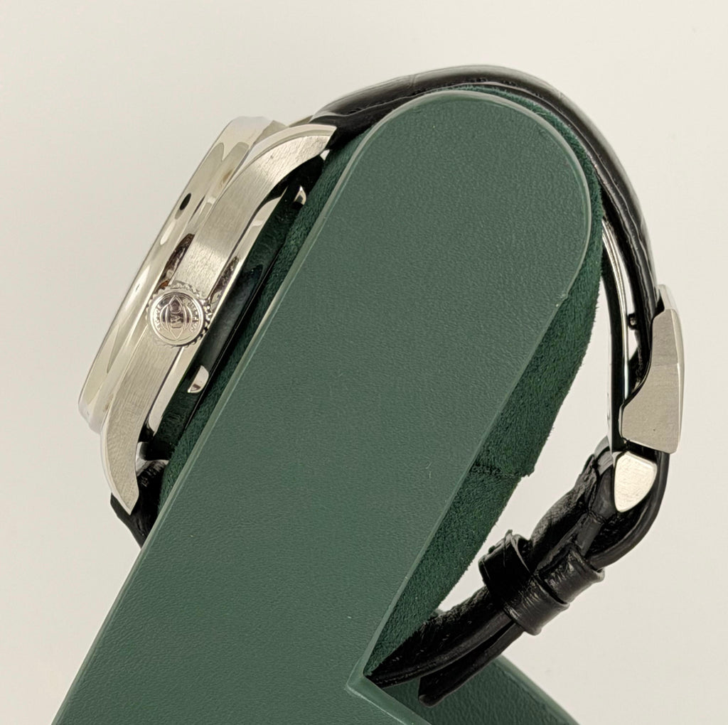 IWC Portuguese Automatic iw5001 7 Tagen Power REserve Scharzes Zifferblat mit Karte