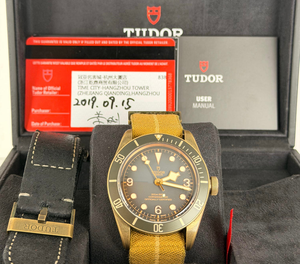 Tudor Black Bay Bronze Box Und Papieren 2019 Bj