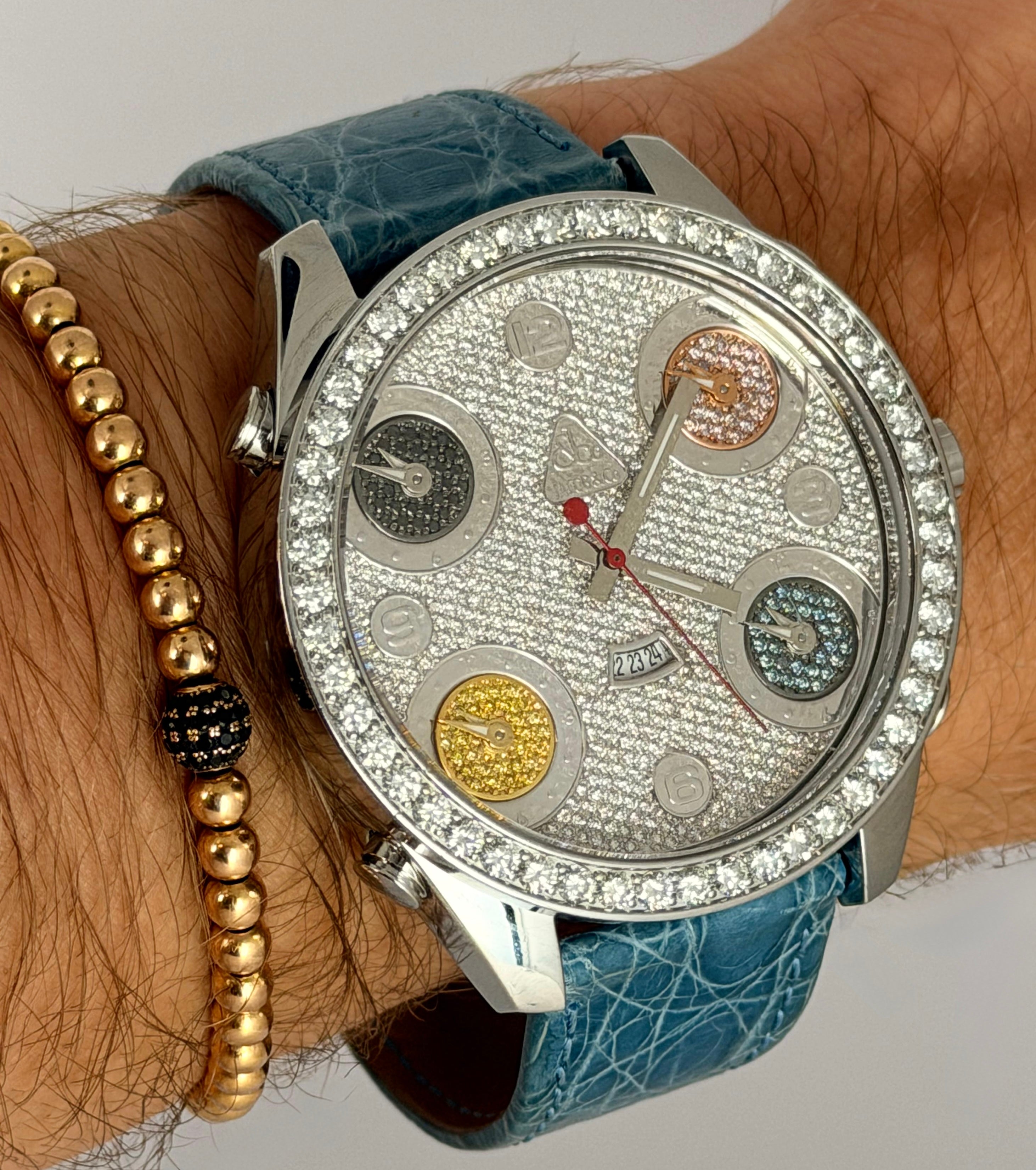 Jacob & Co. Five Time Zone Nur Uhr Orginal Bestzet