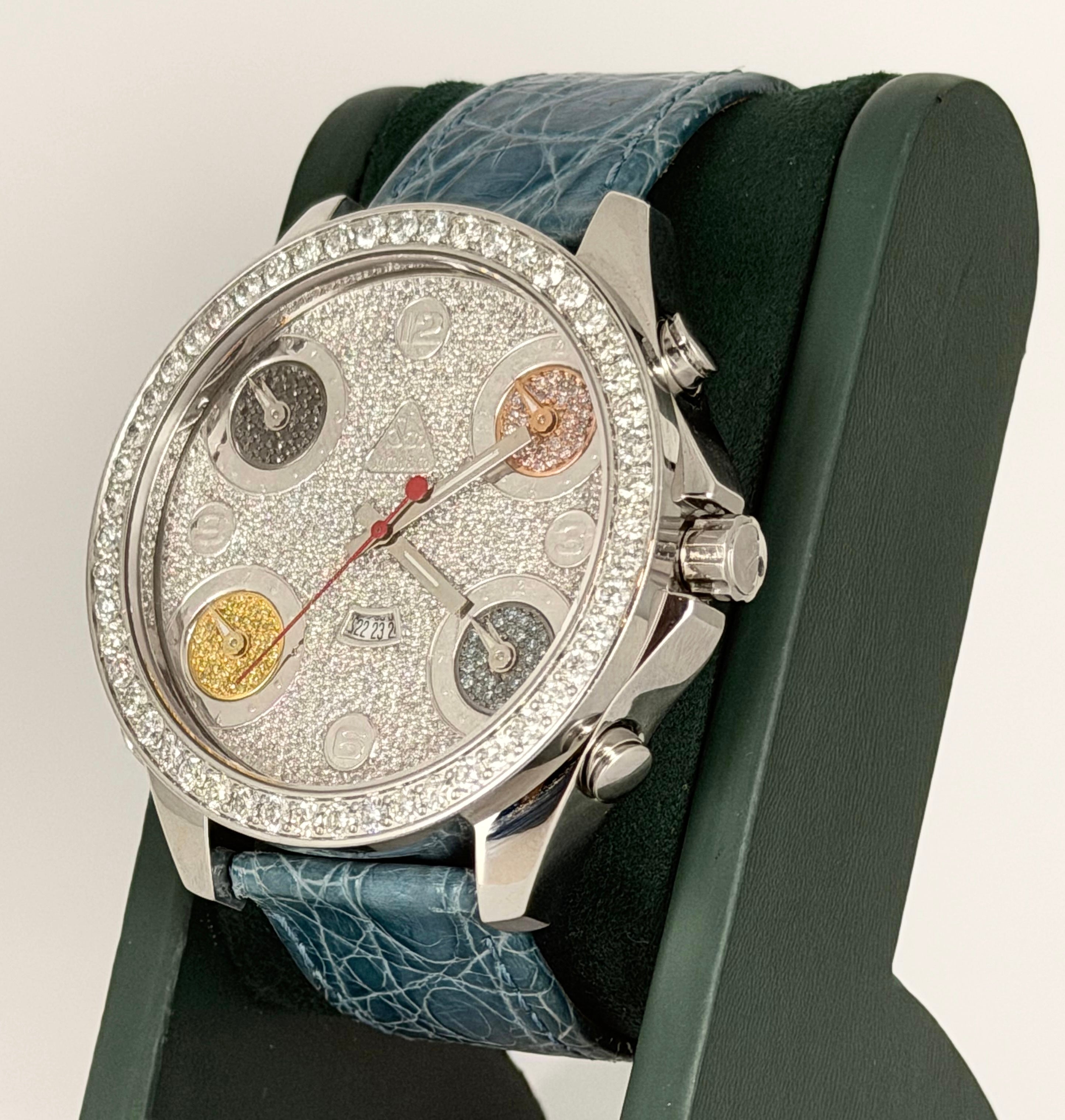 Jacob & Co. Five Time Zone Nur Uhr Orginal Bestzet