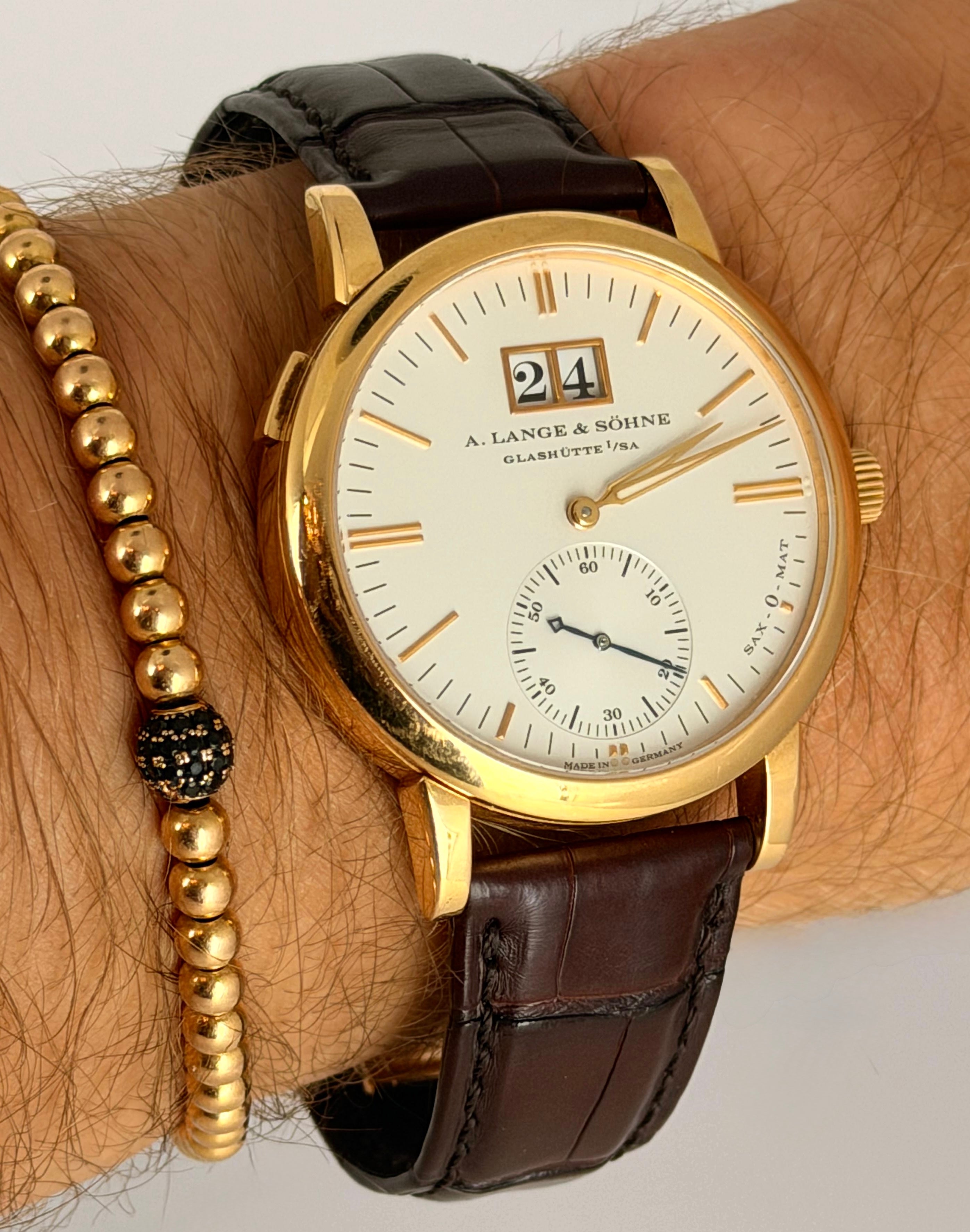 A. Lange & Söhne Langematik Nur mit Box und hauseigenem Zertifikat