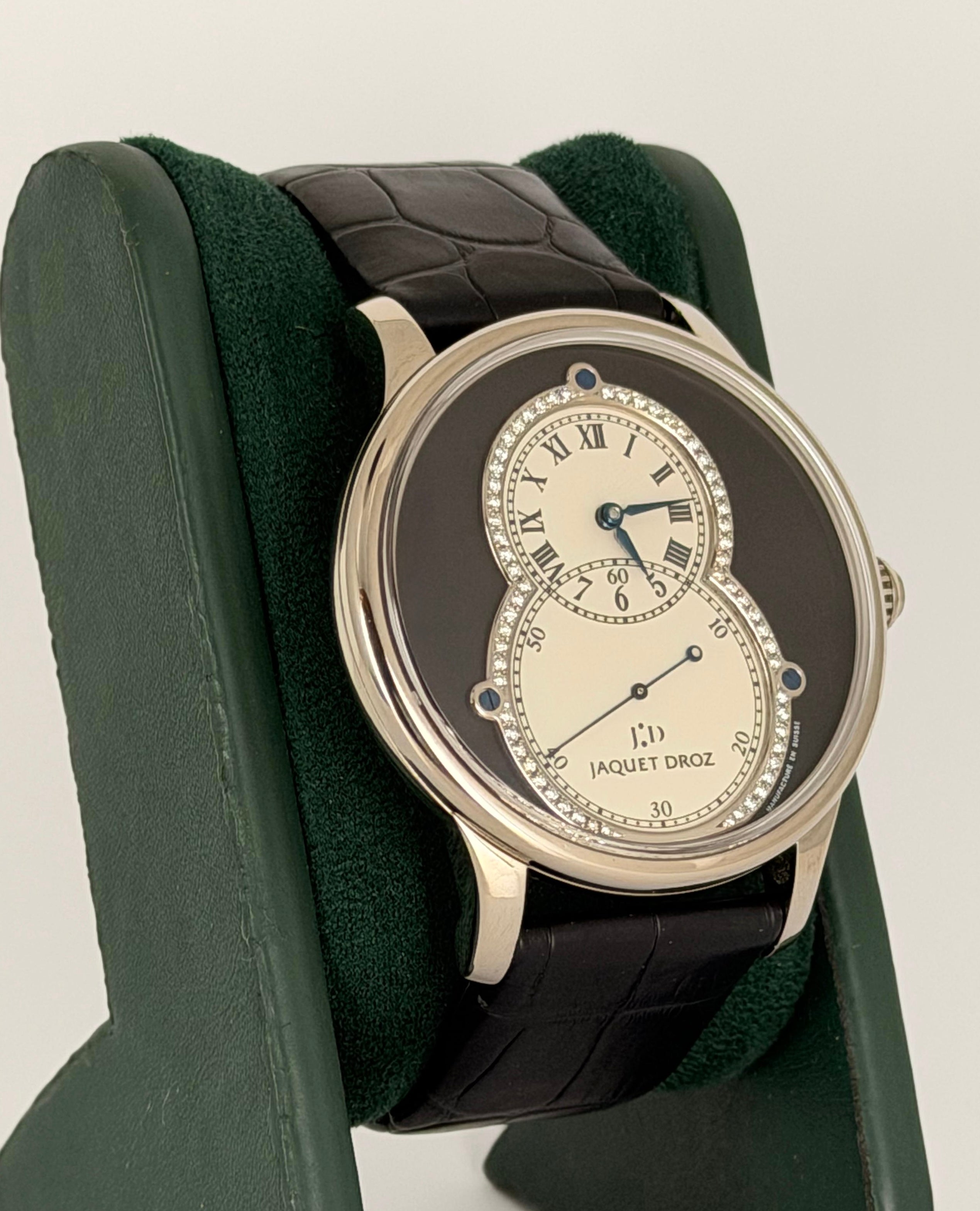Jaquet-Droz Grande Seconde Diamant-Zifferblatt 18k Weißgold 2025 Full Set ganz neu, ungetragen, NEW